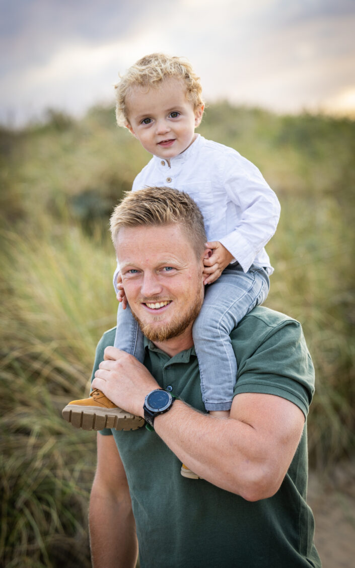 Portret buiten in de natuur